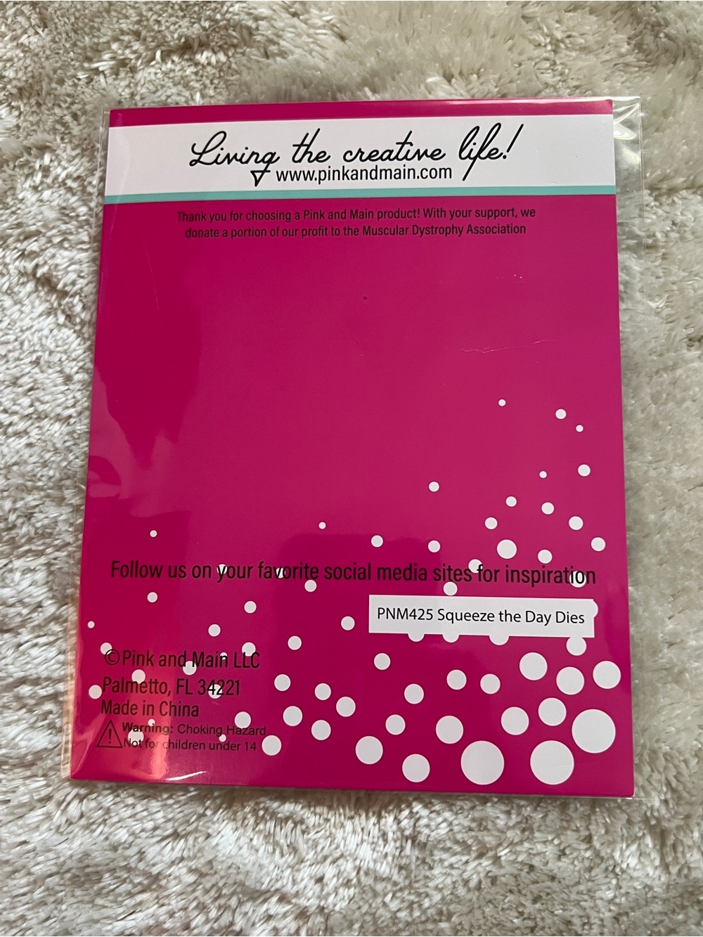 Pink & Main Squeeze the Day Stamp and Die Cuts Set - Picture 3 of 4